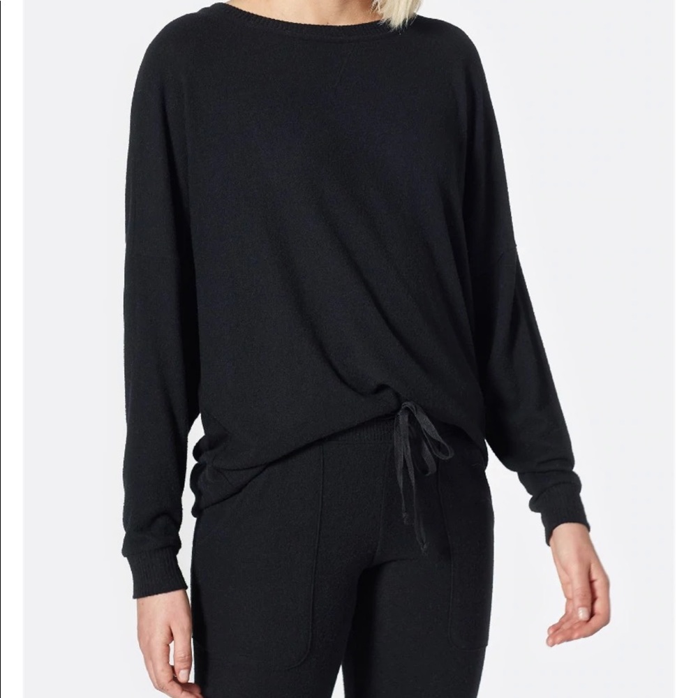 Joie Jennina Sweatshirt in Caviar Black - XS